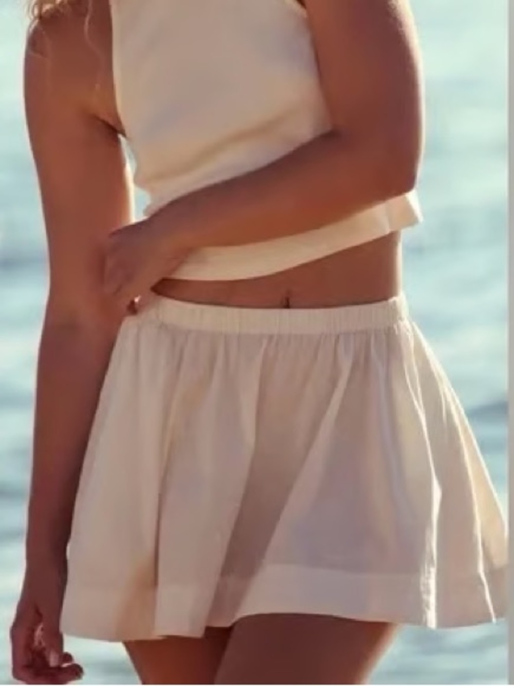 Free People free est Milani skirt in white